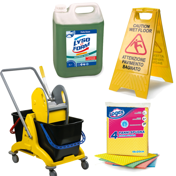 PRODOTTI E ACCESSORI PER LA PULIZIA